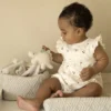 Baby's Only Speendoekje - Animals - Laurel Green/Warm Linen