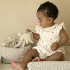 Baby's Only Speendoekje - Animals - Laurel Green/Warm Linen