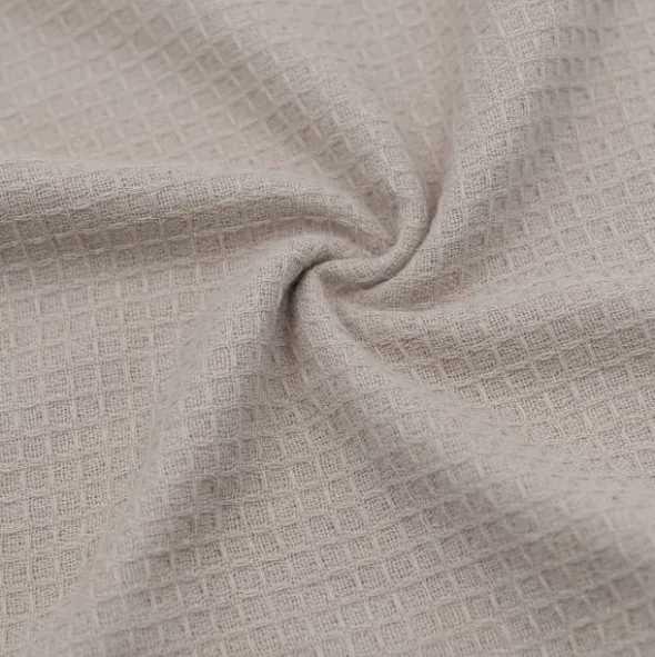 Bamboom Badcape met Washand - Duo Set Waffle - 75x75 cm - Mocha Sand