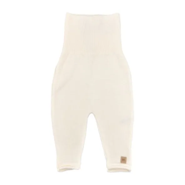 Bamboom Knitted Broekje Wit 3 Mnd