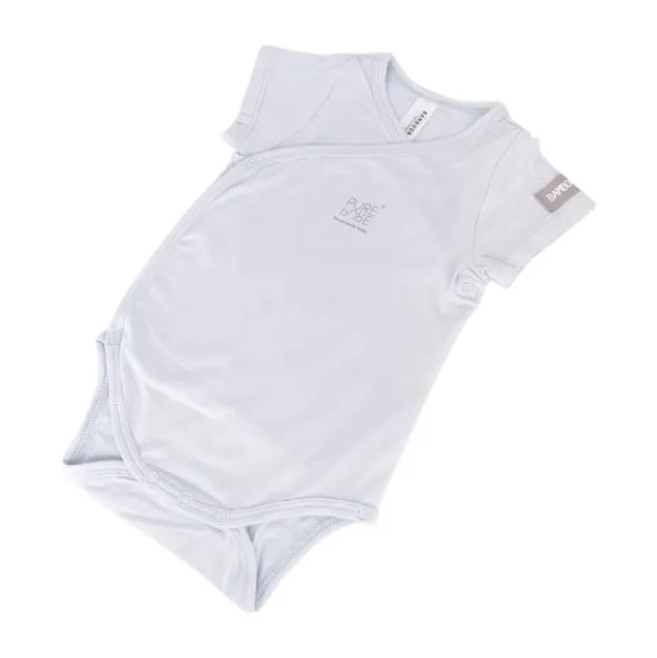 Bamboom Overslag Romper - Blauw - 1 Mnd