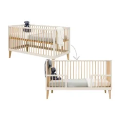 Bopita Amira Bedbank 70x140 cm - Dune/Naturel