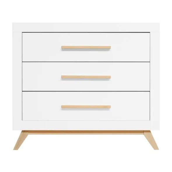 Bopita Fenna Babykamer Wit / Naturel | Bed 60 x 120 cm + Commode