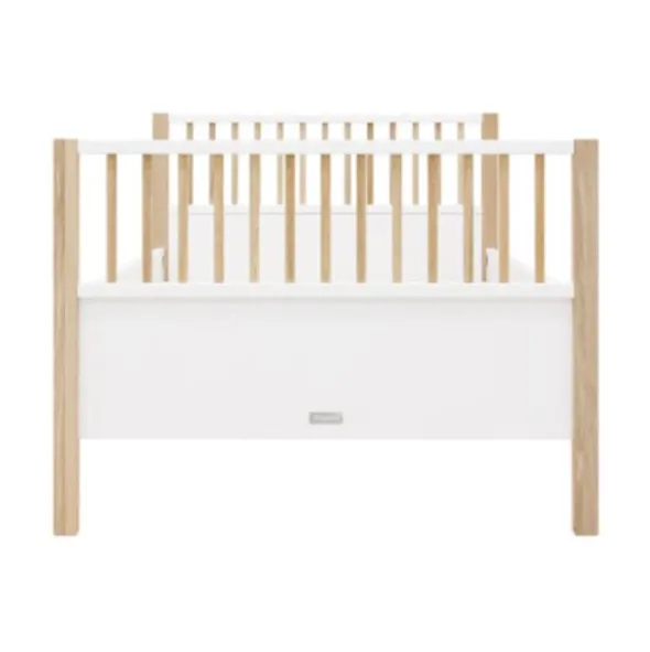 Bopita Mika Bed Wit / Eiken 90 x 200 cm