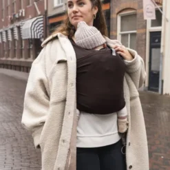 ByKay Stretchy Wrap Deluxe Draagdoek - Mt. M - Chocolate