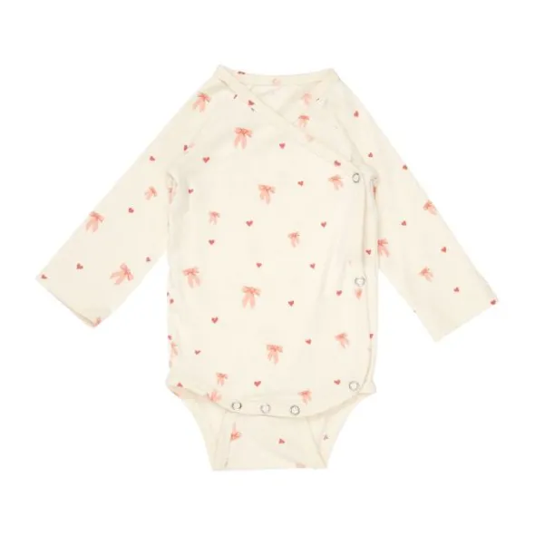 Cam Cam Copenhagen Overslagromper Lange Mouw - Milla - Maat 50 - Bows
