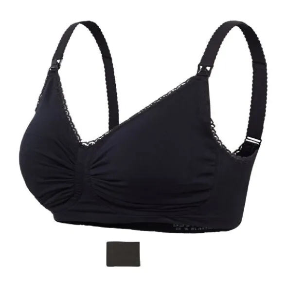 Carriwell Padded Gelbeugel Voedingsbh Zwart Mt. M