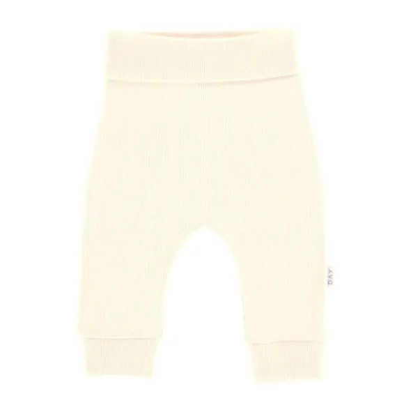 DAY Broekje Rib - Cream - Mt. 62/68