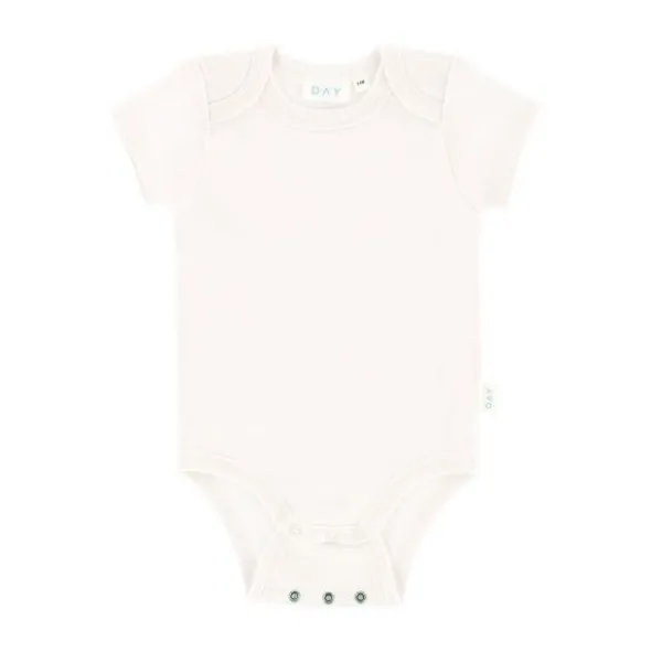DAY Meegroeiromper Korte Mouw - Off White - Mt. 50/56
