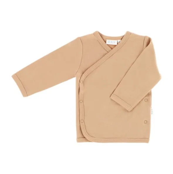 DAY Overslag T-Shirt - Mocha - Mt. 50/56