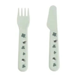 Done by Deer Foodie Dinerset met Zuignap - Tiny Farm - Groen