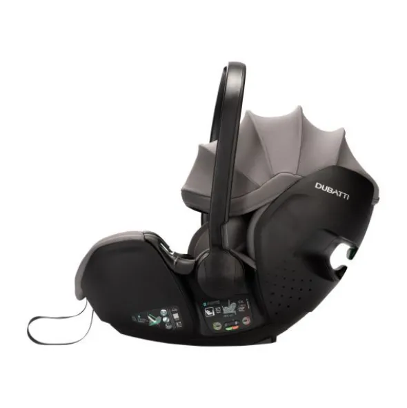 Dubatti One E5 Kinderwagen 3-in-1 - Black / Dark Brown - Grey | Dubatti by Britax Römer BABY-SAFE 5Z2 Autostoel - Storm Grey