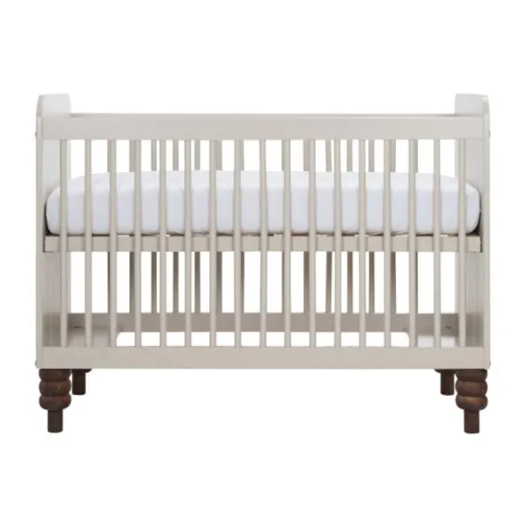 Europe Baby Olivia II Oatmeal / Walnoot - Bold | Ledikant 60 x 120 + Commode