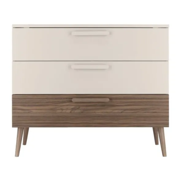 Europe Baby Sev Commode - Cashmere/Walnoot
