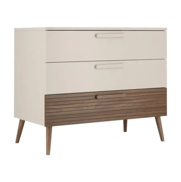 Europe Baby Sev Commode - Cashmere/Walnoot