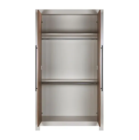Europe Baby Vittoria III Kledingkast 2-Deurs - Cashmere / Walnut
