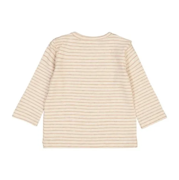 Feetje The Magic is in You Rib Longsleeve Met Streep – Mt. 50 – Taupe Melange