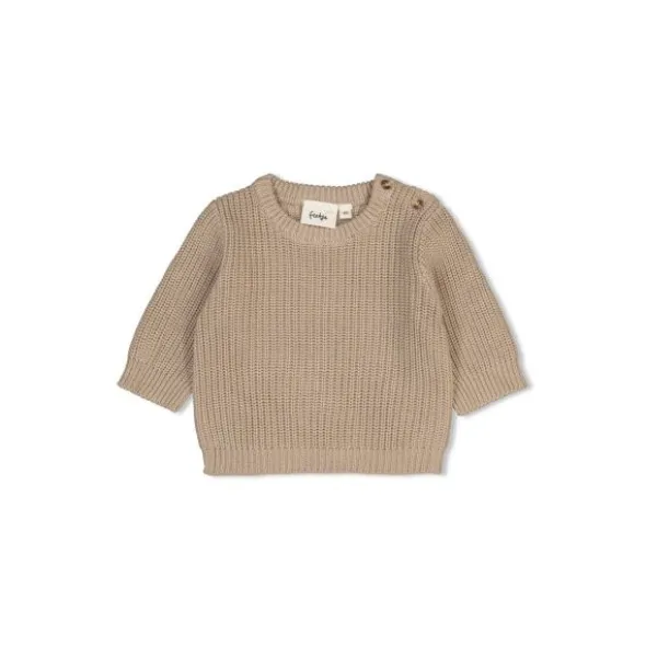 Feetje The Magic is in You Sweater Gebreid - Mt. 56 - Taupe