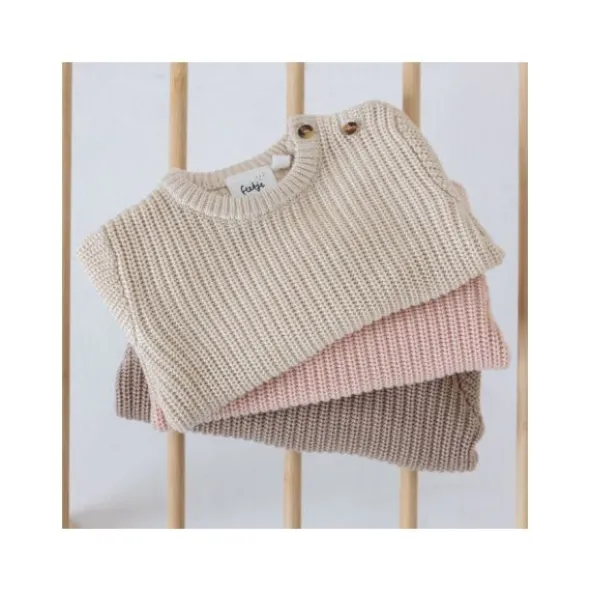 Feetje The Magic is in You Sweater Gebreid - Mt. 56 - Taupe