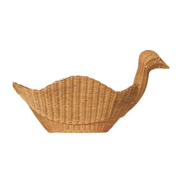 Ferm Living Gevlochten Opbergmand Vogel - Natural