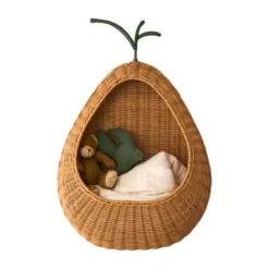 Ferm Living Gevlochten Wandmand Pear - Natural