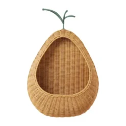 Ferm Living Gevlochten Wandmand Pear - Natural