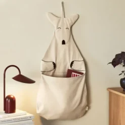 Ferm Living Opbergzak Kangoeroe - Undyed