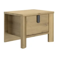 Gautier Lugano Nachtkastje 1 Lade - Artisan Eiken