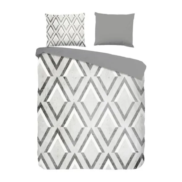 Good Morning Alice Dekbedovertrek - Grey - 200 x 220 cm