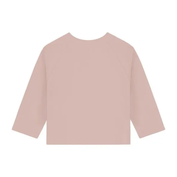 Gray Label Baby Raglan Vest - Faded Pink - 0‑3M