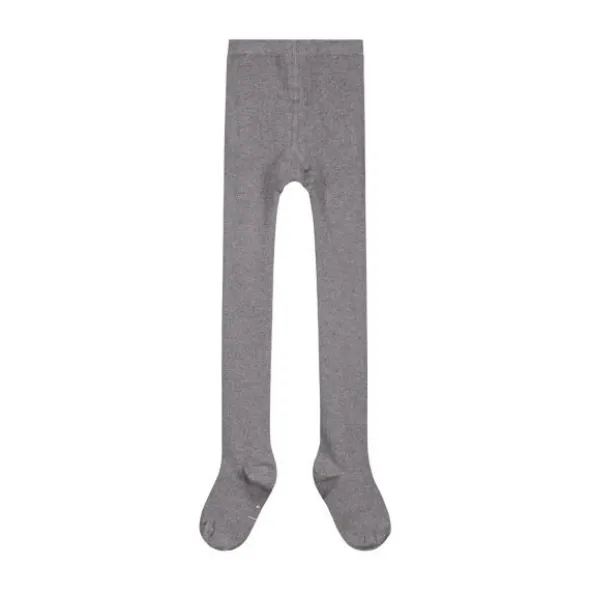 Gray Label Ribbed Tights - Grey Melange - Maat 19-22