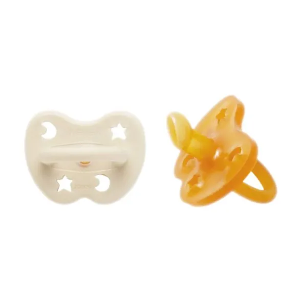 Hevea Orthodontische Fopspeen - 3-36 Mnd - 2 Stuks - Milky White