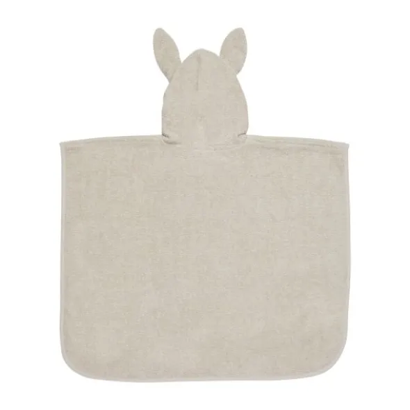 Jollein Badponcho Oortjes - Badstof - Nougat