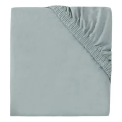 Jollein Hoeslaken Boxmatras - 75 x 95 cm - Jersey - Sea Green