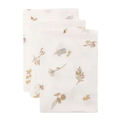 Jollein Hydrofiel Washandje - 3 Pack - 15 x 20 cm - Riverside