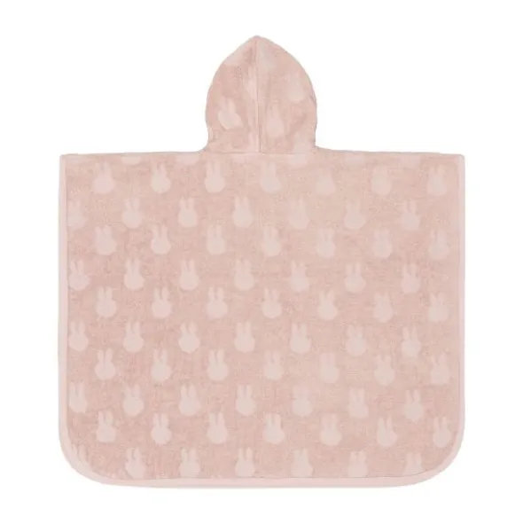 Jollein Jacquard Badponcho Miffy - Badstof - Wild Rose