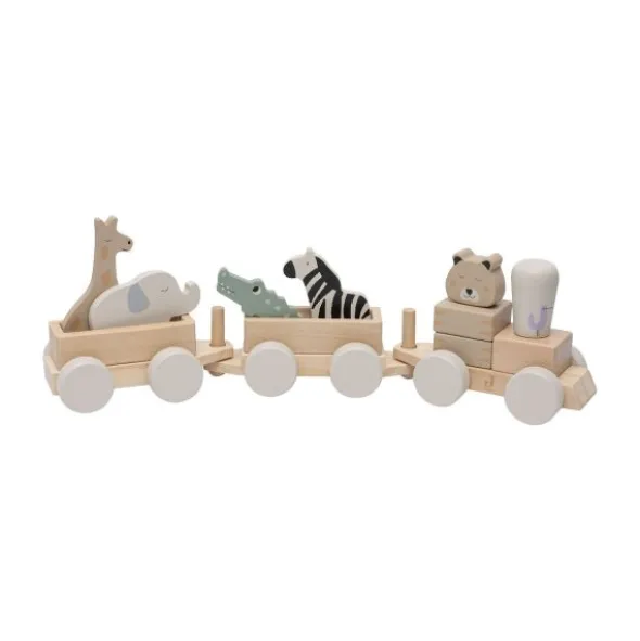 Jollein Jungle Jambo Speelgoedtrein - Hout