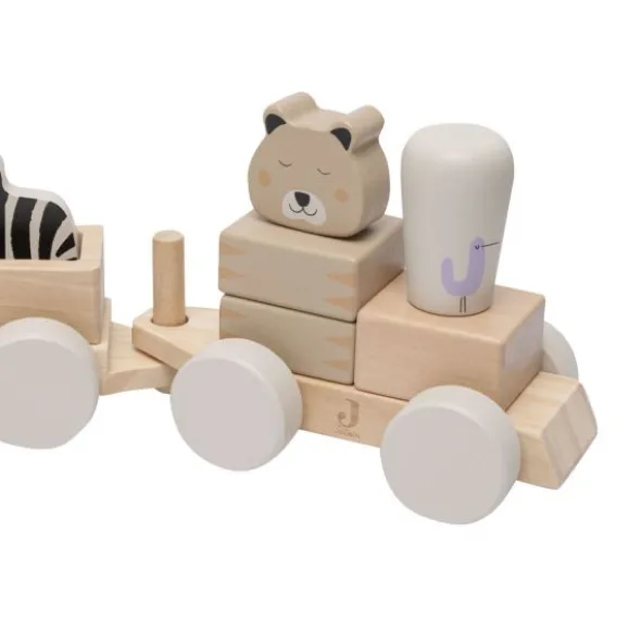 Jollein Jungle Jambo Speelgoedtrein - Hout