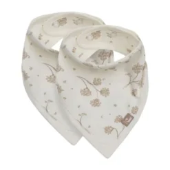 Jollein Slab Bandana - Leafy Dreams - 2 Stuks