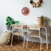 KidsDepot Stoelen - Original Set van 2 - Walnoot/Beige