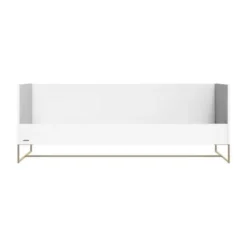 Kidsmill Intense II Kinderkamer Wit / Patinated Brass | Bedbank 90 x 200 cm + Bureau