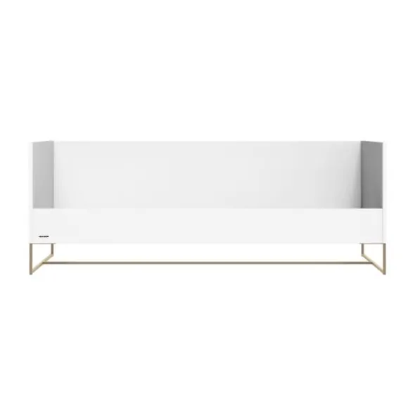 Kidsmill Intense II Kinderkamer Wit / Patinated Brass | Bedbank 90 x 200 cm + Bureau
