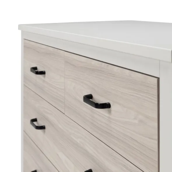 Kidsmill Newport Commode Incl. Zwarte Grepen - Oatmeal / Eiken