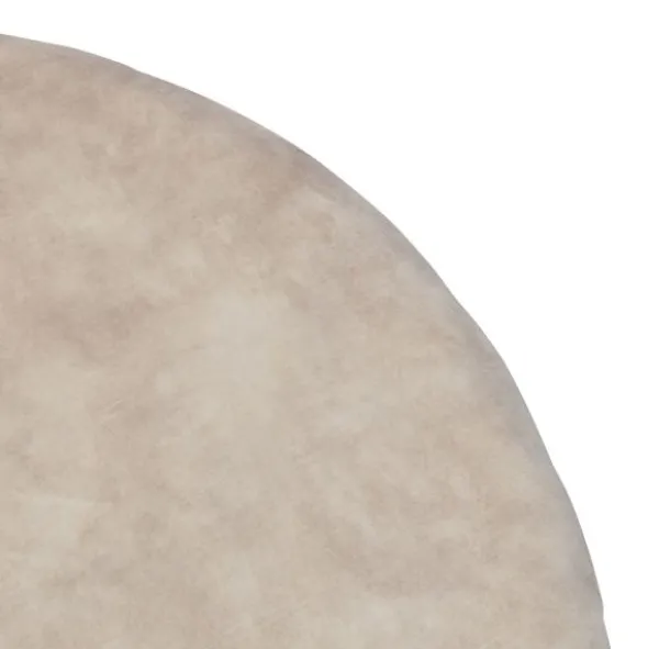 Kidsmill Velours Boxmatras Hoes Rond Naturel 90 cm