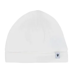 Klein Baby Mutsje Rib - maat 50/56 - Natural White
