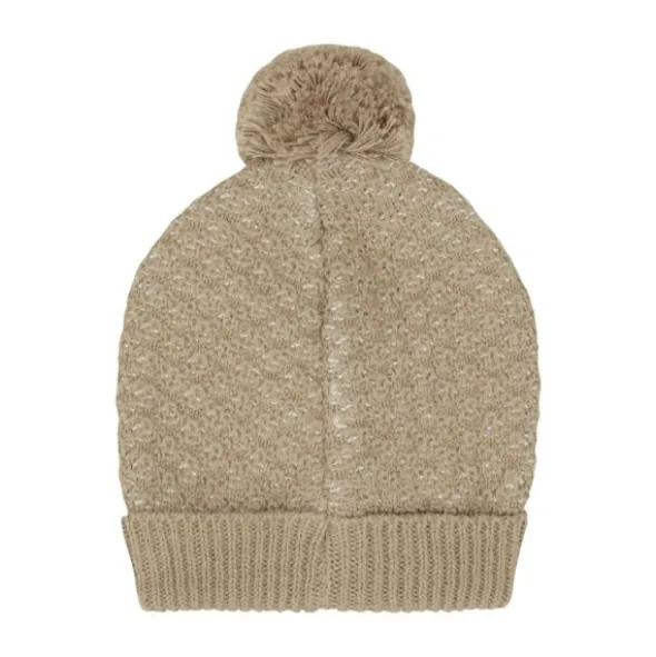 Klein Baby Muts Pompom - maat 50/56 - Filipe Beige
