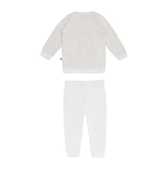 Klein Baby Pakje – Knitted - Mt 50 – Natural White