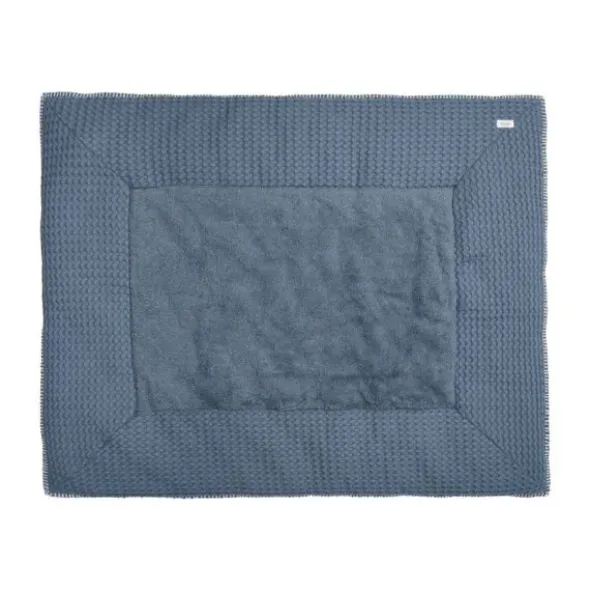 Koeka Amsterdam Wafel Boxkleed - Maat 75 x 95 - Bluestone/Natural