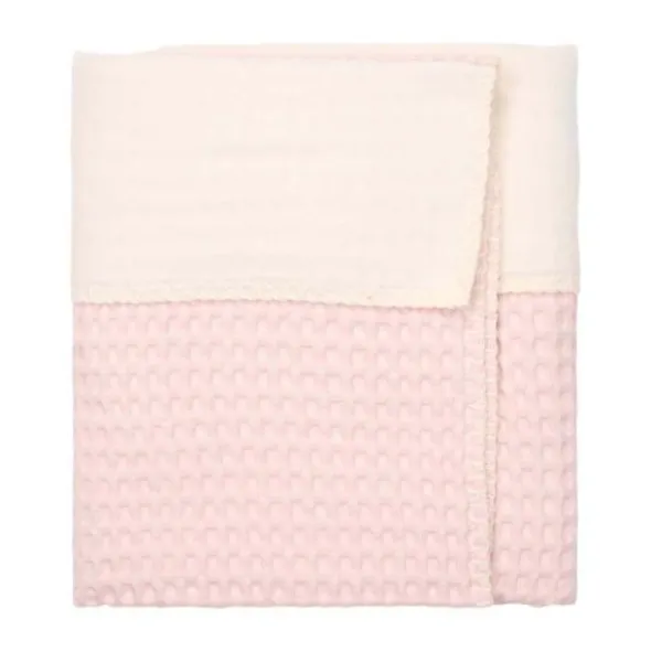 Koeka Amsterdam Wafel Ledikantdeken - Maat 100 x 150 - Cotton Fleece - Candy