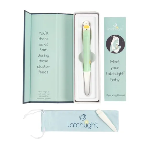 LatchLight Voedingslampje - Mint / White